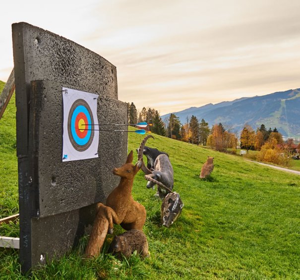 Bogenschießen am 3D-Bogenparcour Kohlschnait in Gries im Pingzau - nahe der Großglockner Hochalpenstraße